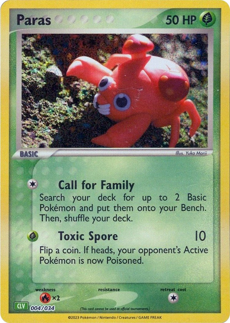 Paras [Trading Card Game Classic] | Gam3 Escape