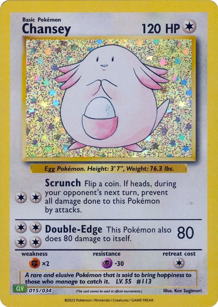 Chansey [Trading Card Game Classic] | Gam3 Escape