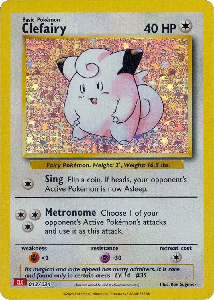 Clefairy [Trading Card Game Classic] | Gam3 Escape