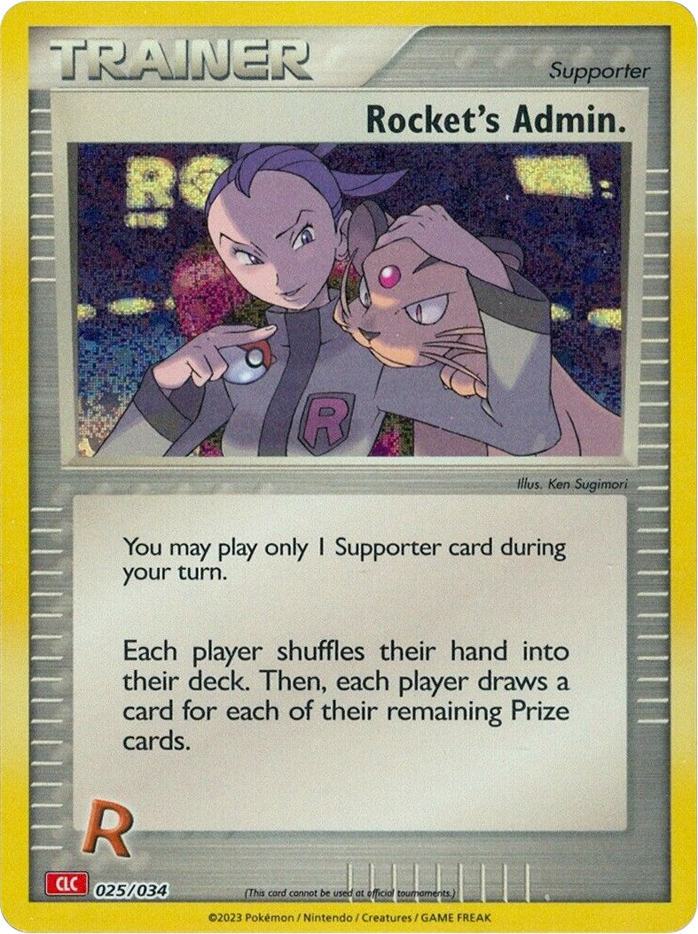 Rocket's Admin. (CLC) [Trading Card Game Classic] | Gam3 Escape