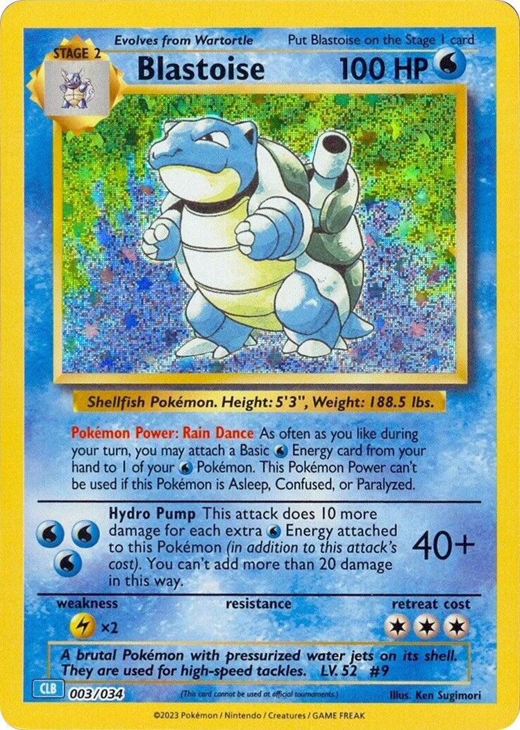 Blastoise [Trading Card Game Classic] | Gam3 Escape