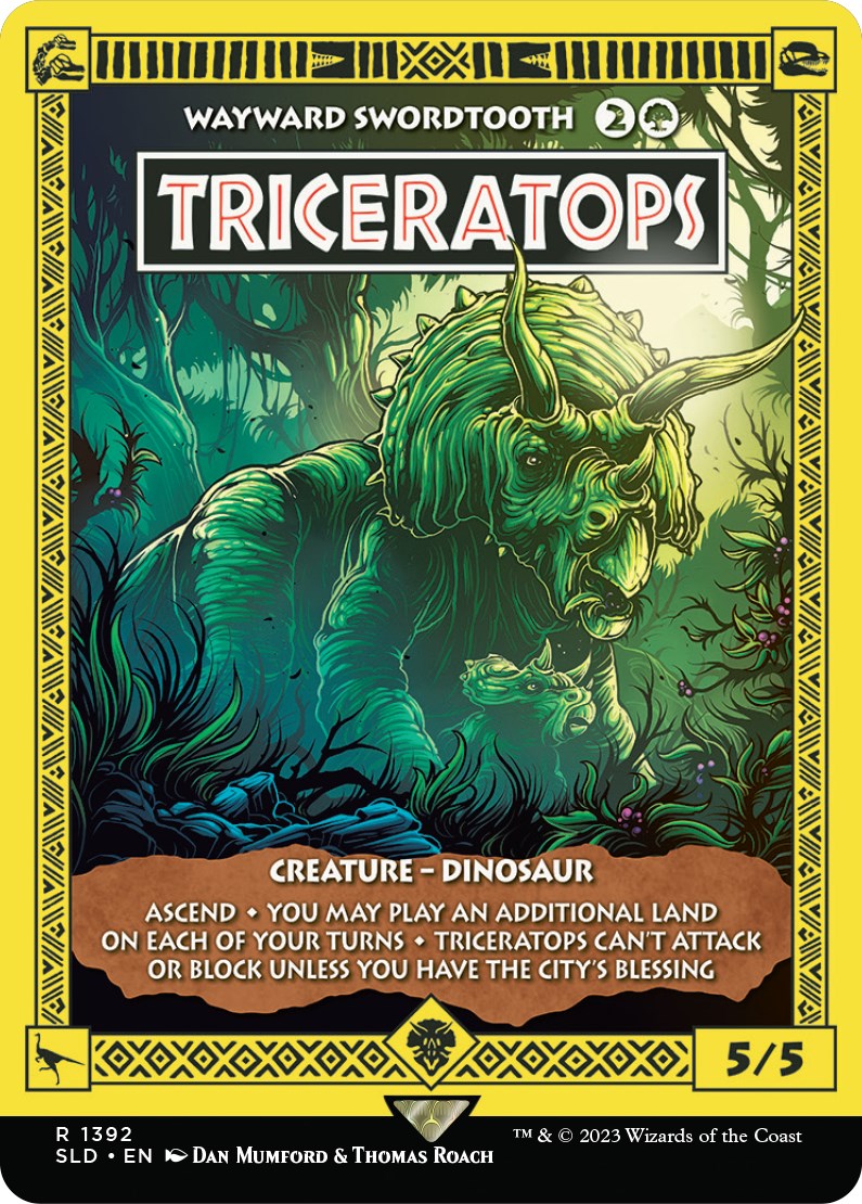 Triceratops - Wayward Swordtooth [Secret Lair Drop Series] | Gam3 Escape