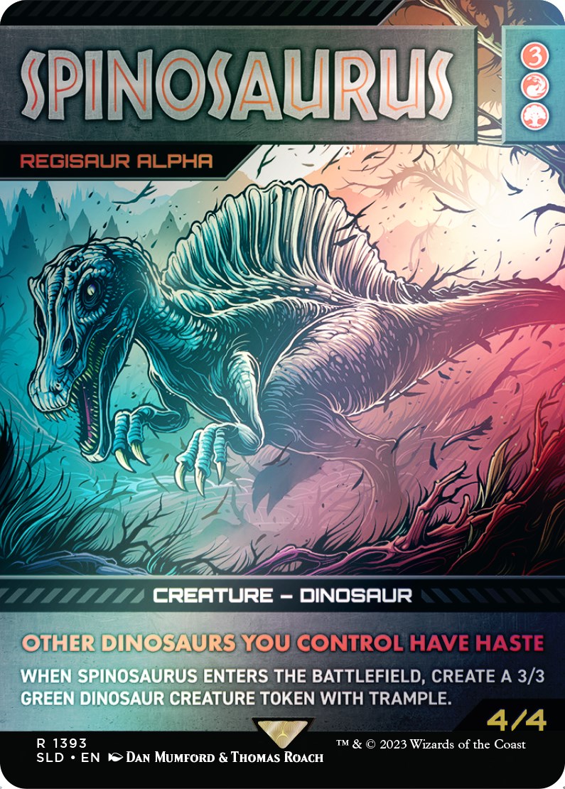 Spinosaurus - Regisaur Alpha (Rainbow Foil) [Secret Lair Drop Series] | Gam3 Escape