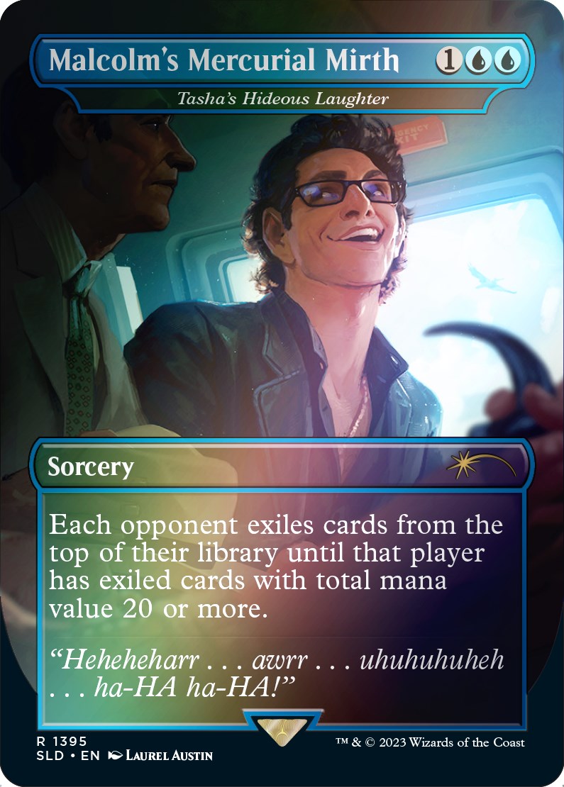 Malcolm's Mercurial Mirth - Tasha's Hideous Laughter (Rainbow Foil) [Secret Lair Drop Series] | Gam3 Escape