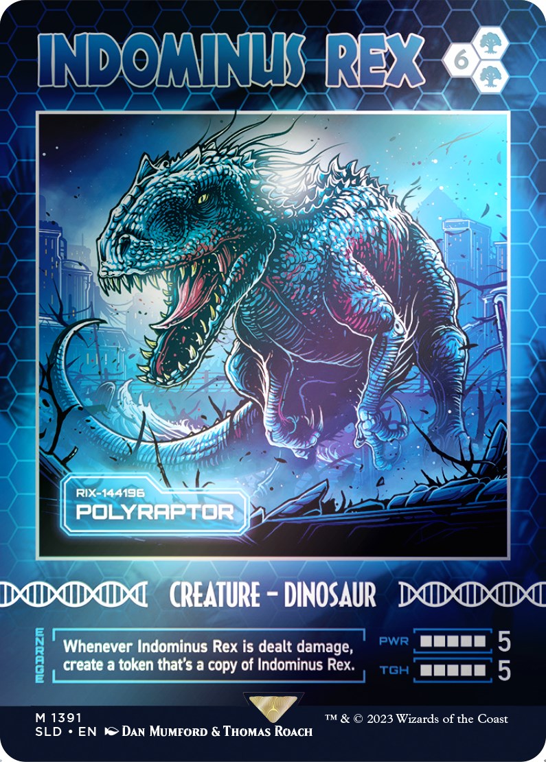 Indominus Rex - Polyraptor (Rainbow Foil) [Secret Lair Drop Series] | Gam3 Escape