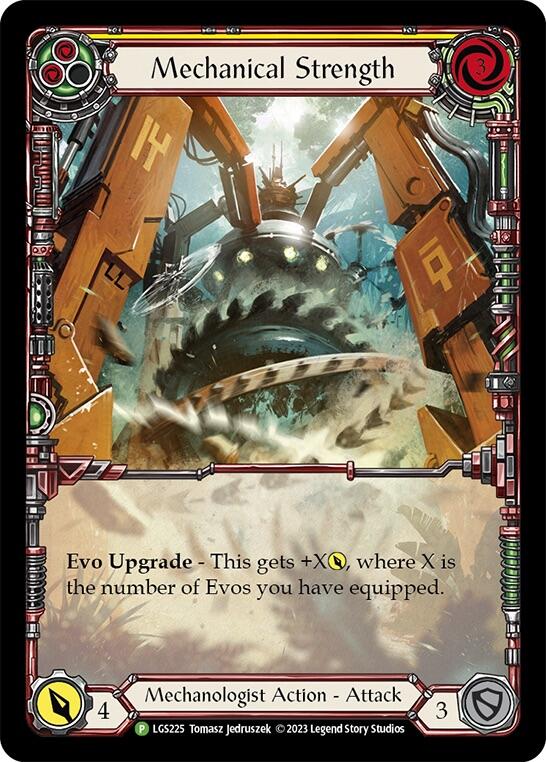 Mechanical Strength (Yellow) [LGS225] (Promo)  Rainbow Foil | Gam3 Escape