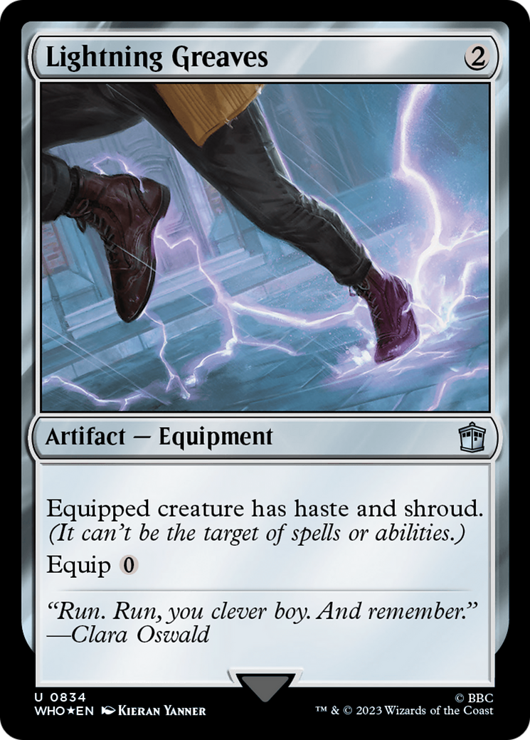 Lightning Greaves (Surge Foil) [Doctor Who] | Gam3 Escape