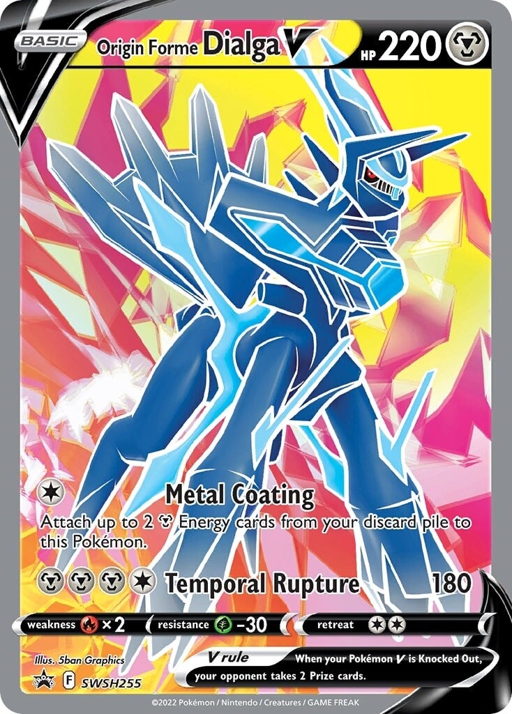 Origin Forme Dialga V (SWSH255) [Sword & Shield: Black Star Promos] | Gam3 Escape