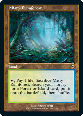 Misty Rainforest (Retro) [Modern Horizons 2] | Gam3 Escape