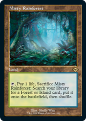 Misty Rainforest (Retro) [Modern Horizons 2] | Gam3 Escape