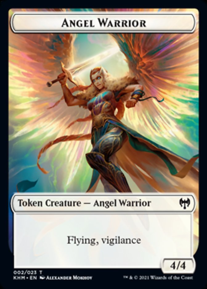 Angel Warrior Token [Kaldheim Tokens] | Gam3 Escape