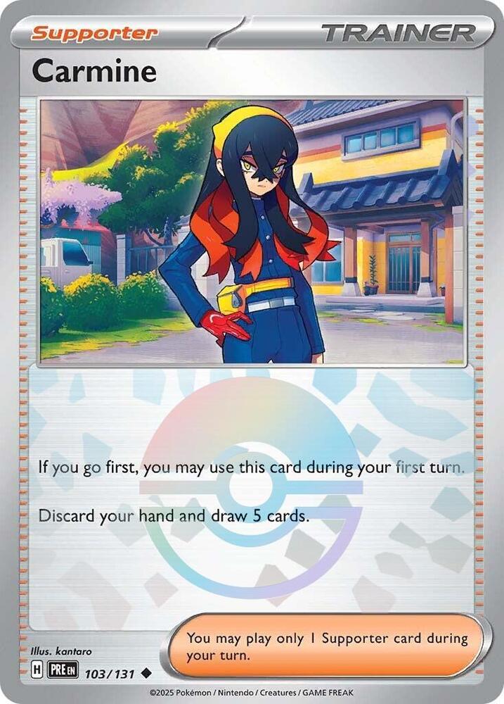 Carmine (103/131) (Poke Ball Pattern) [Scarlet & Violet: Prismatic Evolutions] | Gam3 Escape