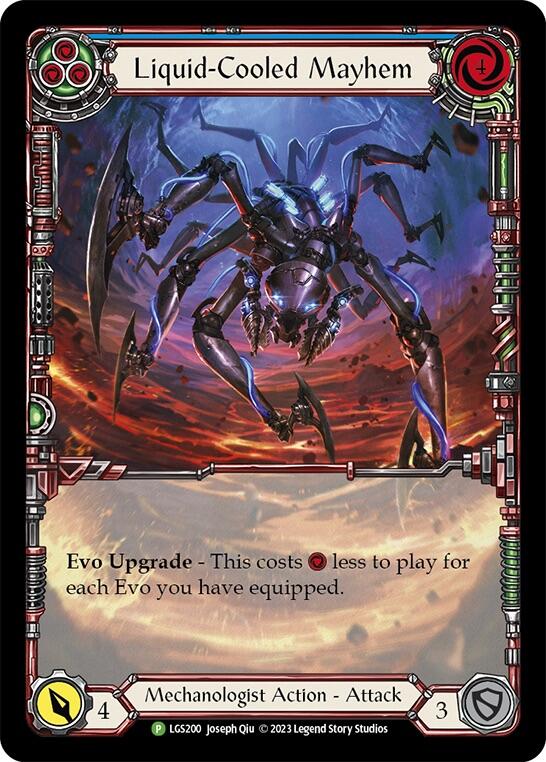 Liquid-Cooled Mayhem (Blue) [LGS200] (Promo)  Rainbow Foil | Gam3 Escape