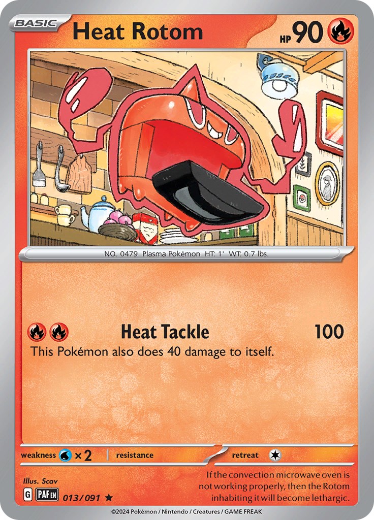 Heat Rotom (013/091) [Scarlet & Violet: Paldean Fates] | Gam3 Escape