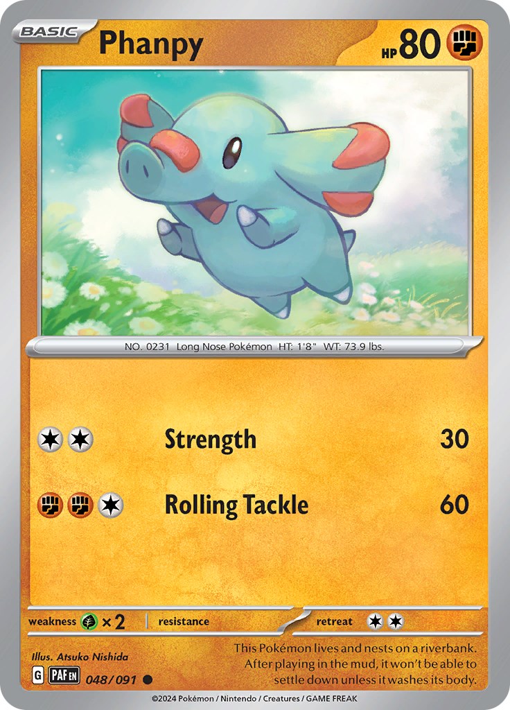 Phanpy (048/091) [Scarlet & Violet: Paldean Fates] | Gam3 Escape