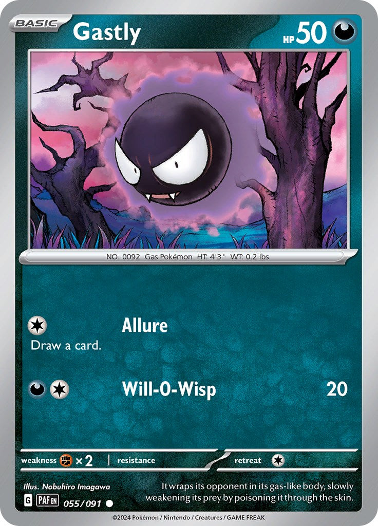 Gastly (055/091) [Scarlet & Violet: Paldean Fates] | Gam3 Escape