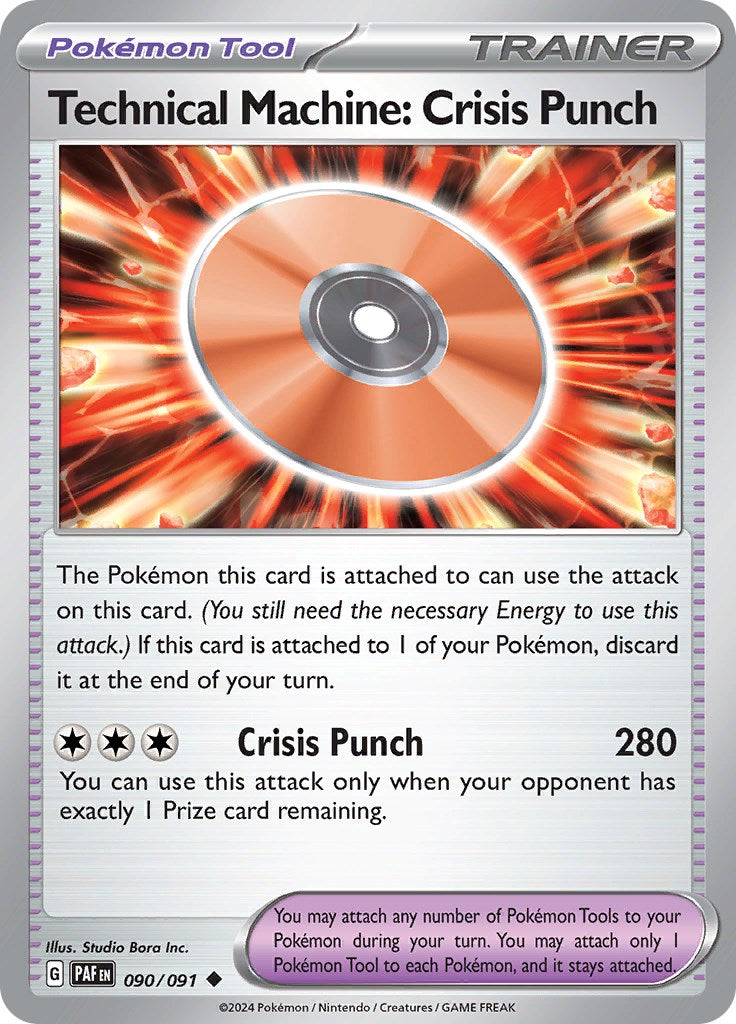 Technical Machine: Crisis Punch (090/091) [Scarlet & Violet: Paldean Fates] | Gam3 Escape