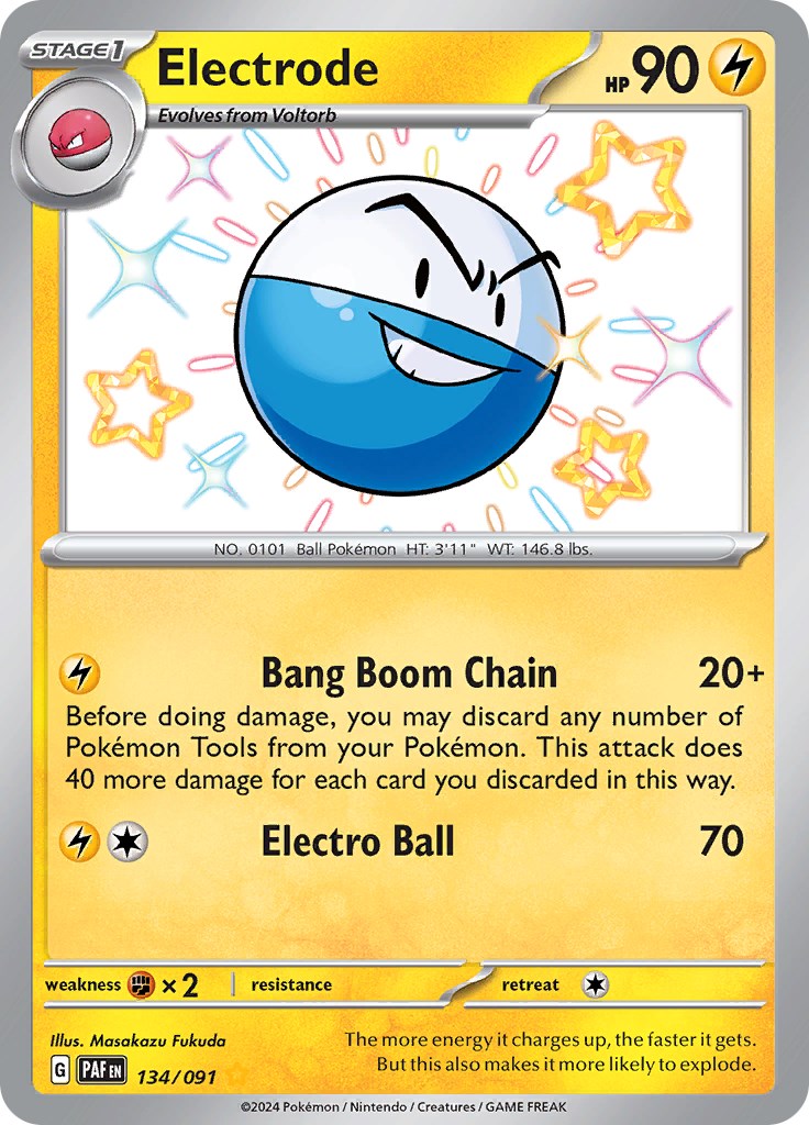 Electrode (134/091) [Scarlet & Violet: Paldean Fates] | Gam3 Escape