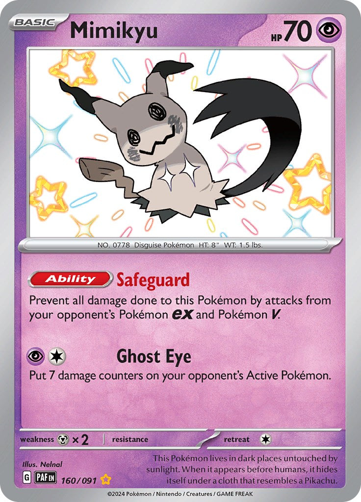 Mimikyu -160/091 [Scarlet & Violet: Paldean Fates] | Gam3 Escape