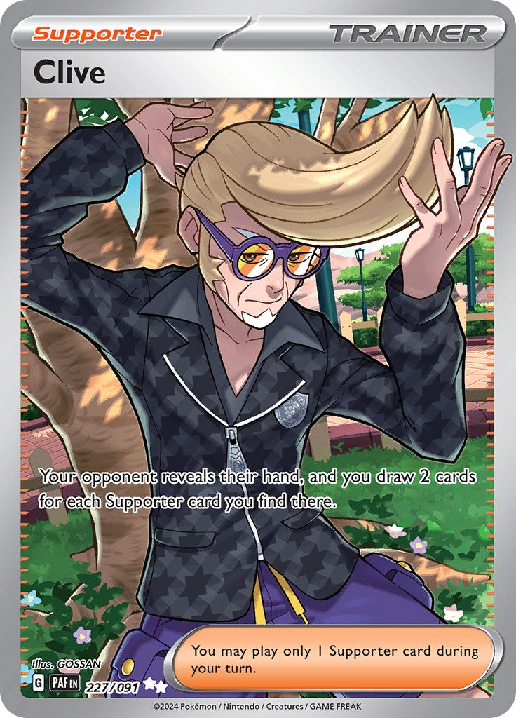 Clive (227/091) [Scarlet & Violet: Paldean Fates] | Gam3 Escape