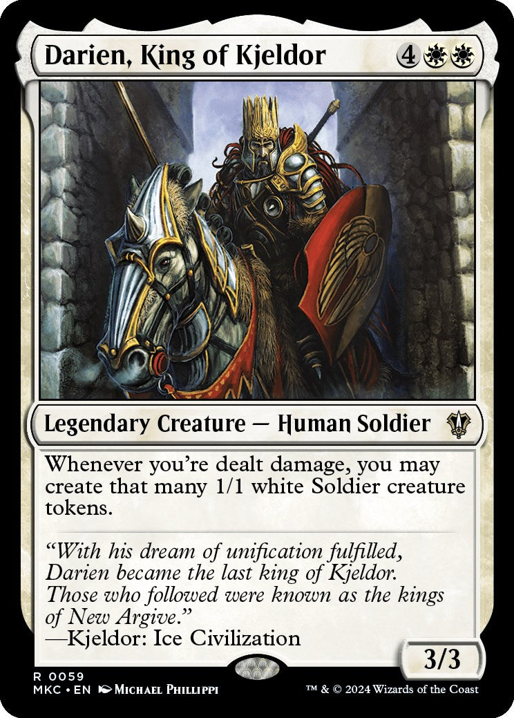Darien, King of Kjeldor [Murders at Karlov Manor Commander] | Gam3 Escape
