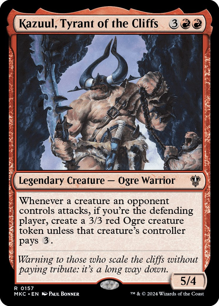 Kazuul, Tyrant of the Cliffs [Murders at Karlov Manor Commander] | Gam3 Escape