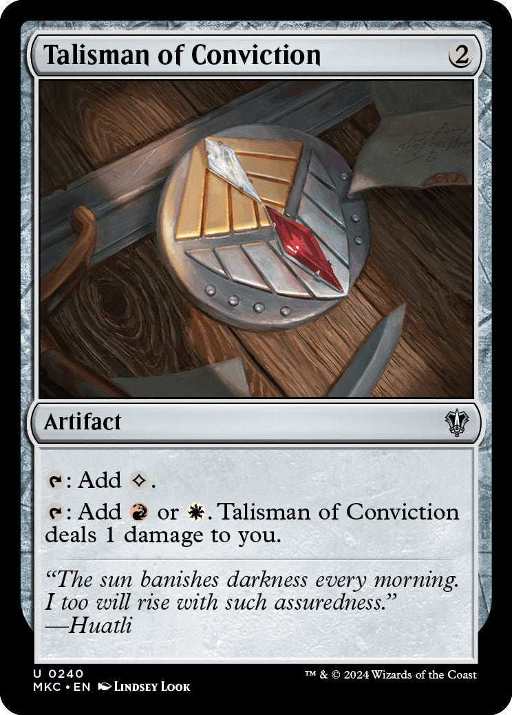 Talisman of Conviction [Murders at Karlov Manor Commander] | Gam3 Escape