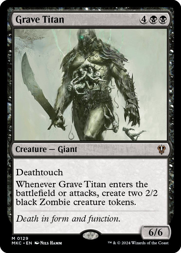 Grave Titan [Murders at Karlov Manor Commander] | Gam3 Escape