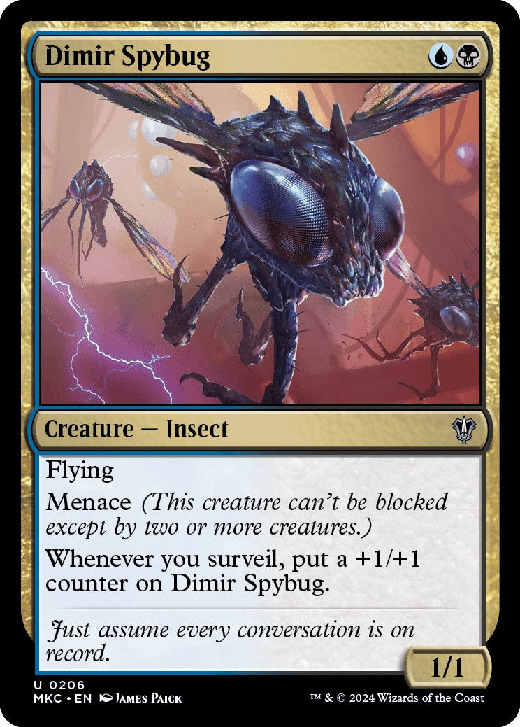 Dimir Spybug [Murders at Karlov Manor Commander] | Gam3 Escape