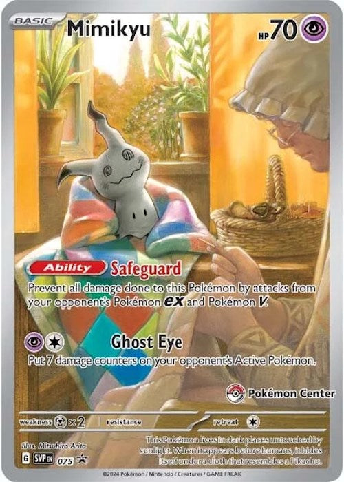 Mimikyu (SVP075)(Pokemon Center Exclusive) [Scarlet & Violet: Black Star Promos] | Gam3 Escape