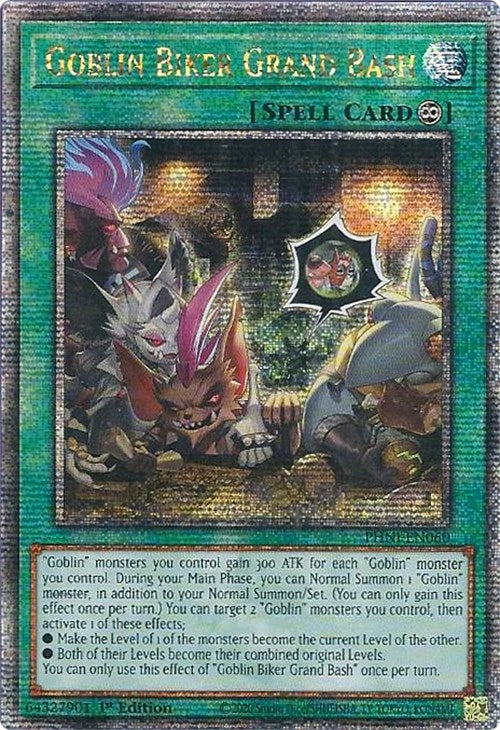 Goblin Biker Grand Bash [PHNI-EN060] Quarter Century Secret Rare | Gam3 Escape