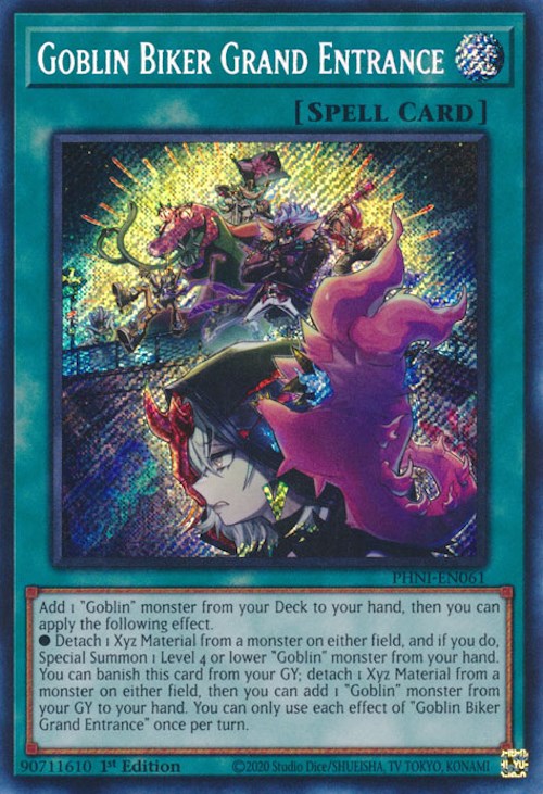 Goblin Biker Grand Entrance [PHNI-EN061] Secret Rare | Gam3 Escape