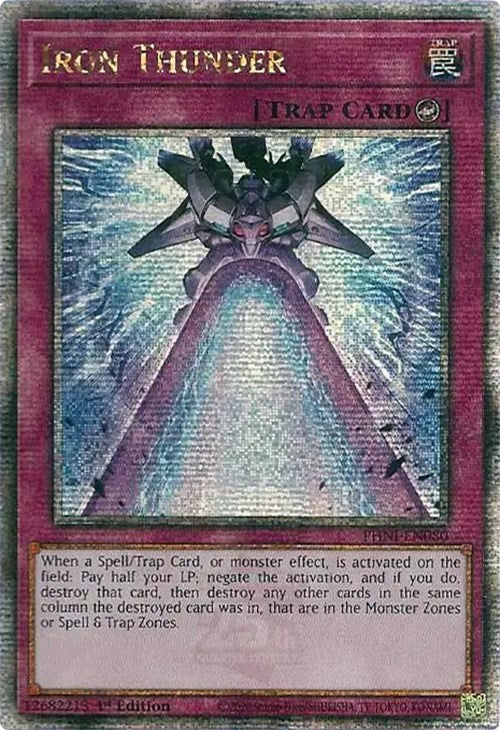 Iron Thunder [PHNI-EN080] Quarter Century Secret Rare | Gam3 Escape