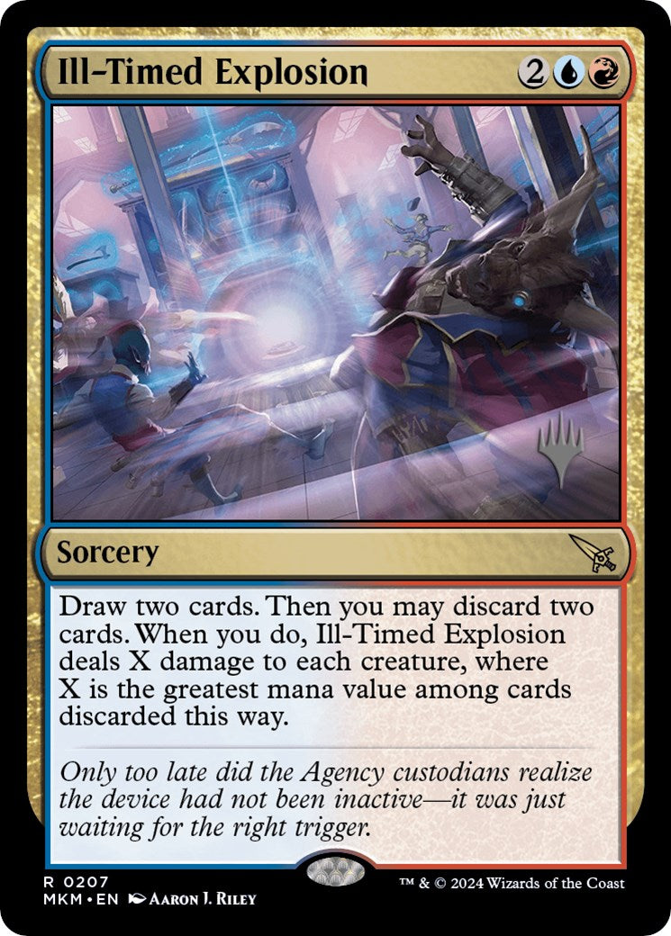 Ill-Timed Explosion (Promo Pack) [Murders at Karlov Manor Promos] | Gam3 Escape