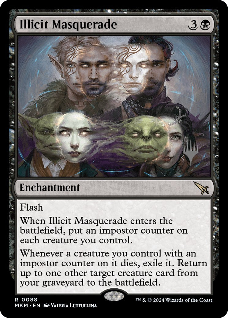 Illicit Masquerade (Promo Pack) [Murders at Karlov Manor Promos] | Gam3 Escape