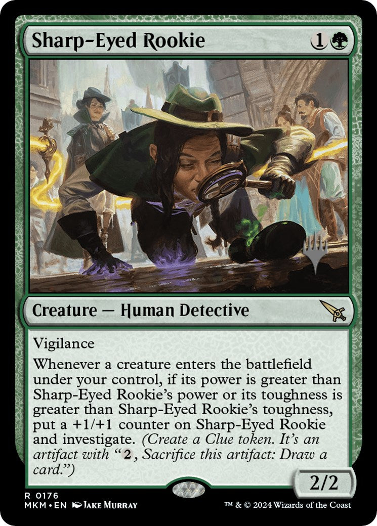 Sharp-Eyed Rookie (Promo Pack) [Murders at Karlov Manor Promos] | Gam3 Escape
