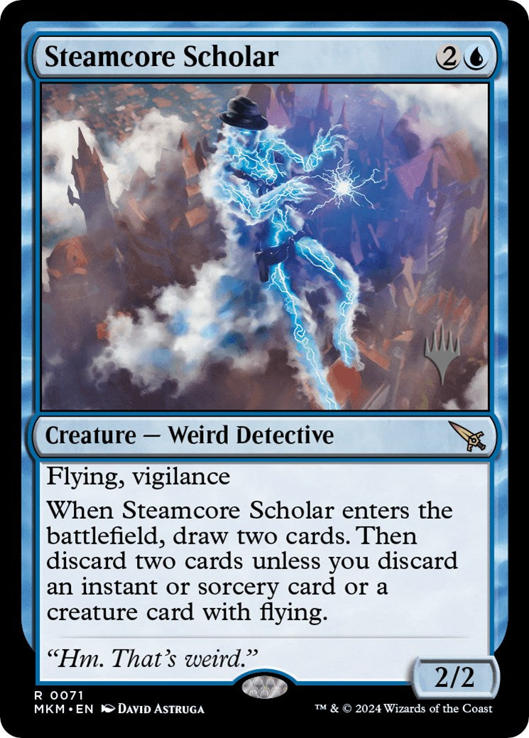 Steamcore Scholar (Promo Pack) [Murders at Karlov Manor Promos] | Gam3 Escape