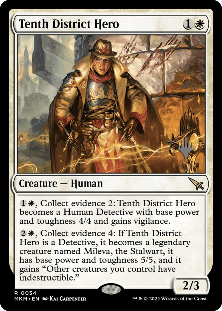 Tenth District Hero (Promo Pack) [Murders at Karlov Manor Promos] | Gam3 Escape
