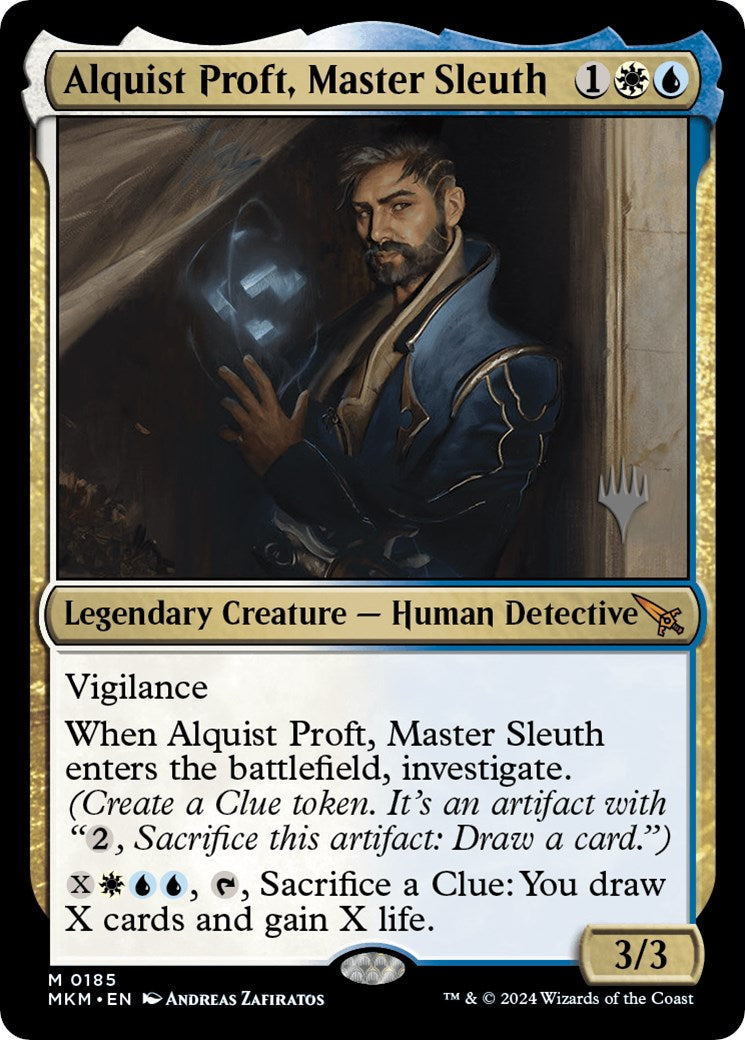 Alquist Proft, Master Sleuth (Promo Pack) [Murders at Karlov Manor Promos] | Gam3 Escape