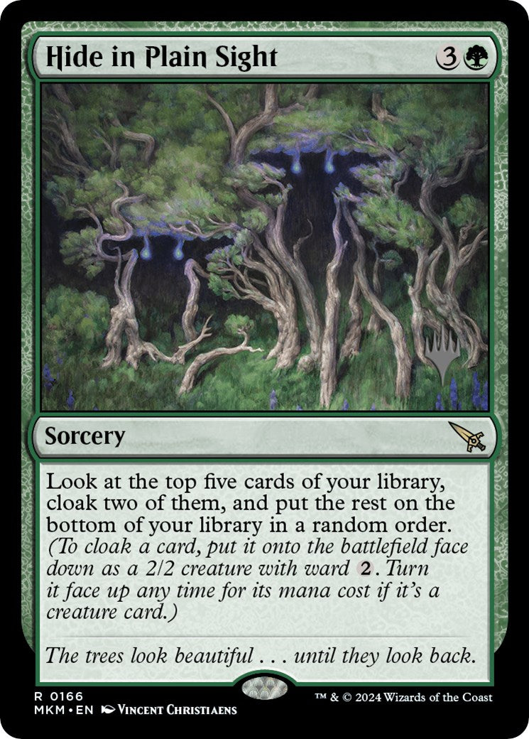 Hide in Plain Sight (Promo Pack) [Murders at Karlov Manor Promos] | Gam3 Escape