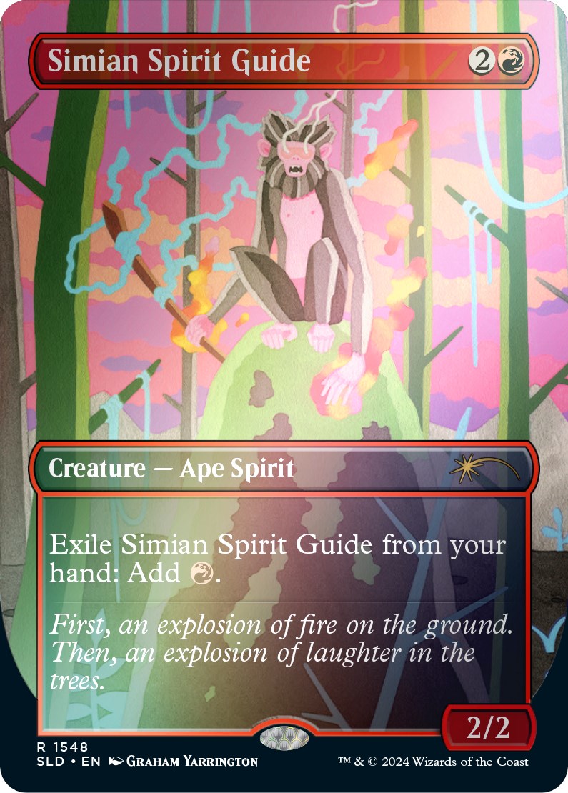 Simian Spirit Guide (Rainbow Foil) [Secret Lair Drop Series] | Gam3 Escape