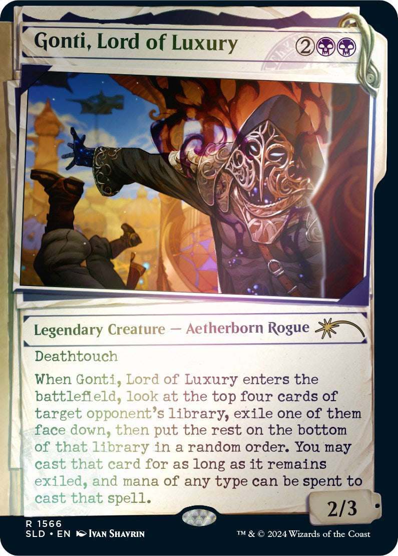 Gonti, Lord of Luxury (Rainbow Foil) [Secret Lair Drop Series] | Gam3 Escape