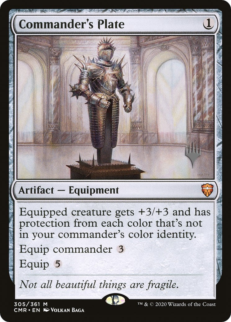 Commander's Plate (Promo Pack) [Murders at Karlov Manor Promos] | Gam3 Escape