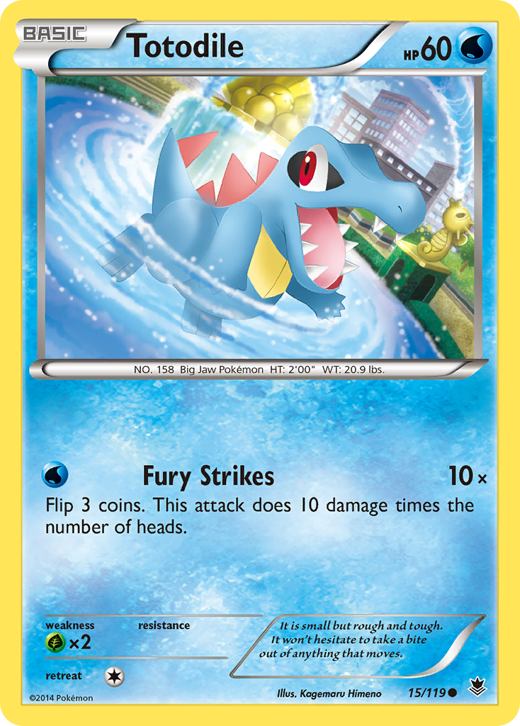 Totodile (15/119) [XY: Phantom Forces] | Gam3 Escape
