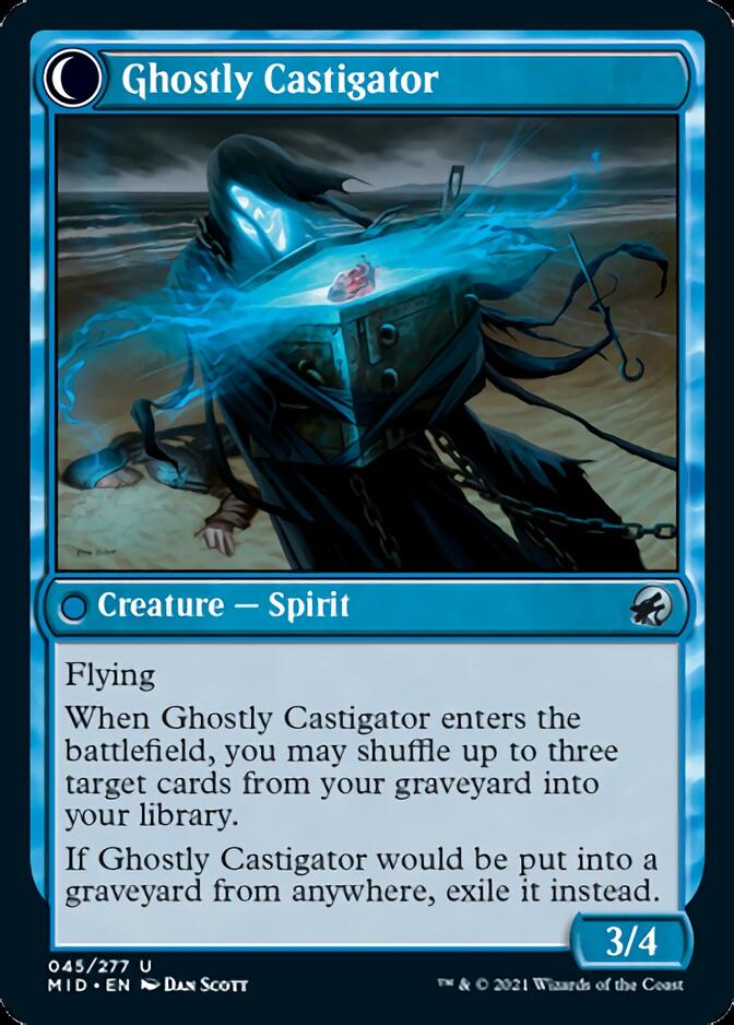 Covetous Castaway // Ghostly Castigator [Innistrad: Midnight Hunt] | Gam3 Escape
