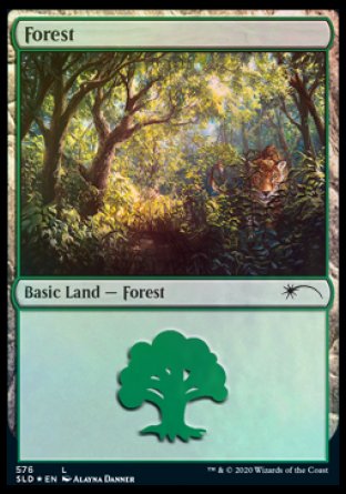 Forest (Cats) (576) [Secret Lair Drop Promos] | Gam3 Escape