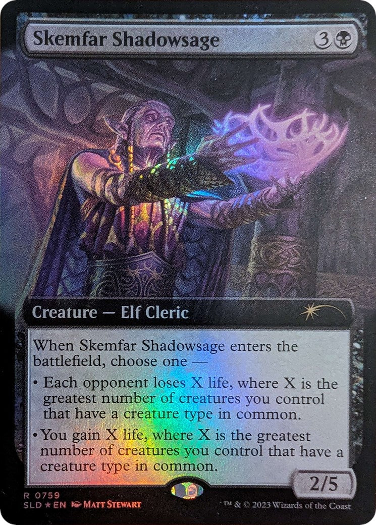Skemfar Shadowsage (Extended Art) [Secret Lair Drop Series] | Gam3 Escape