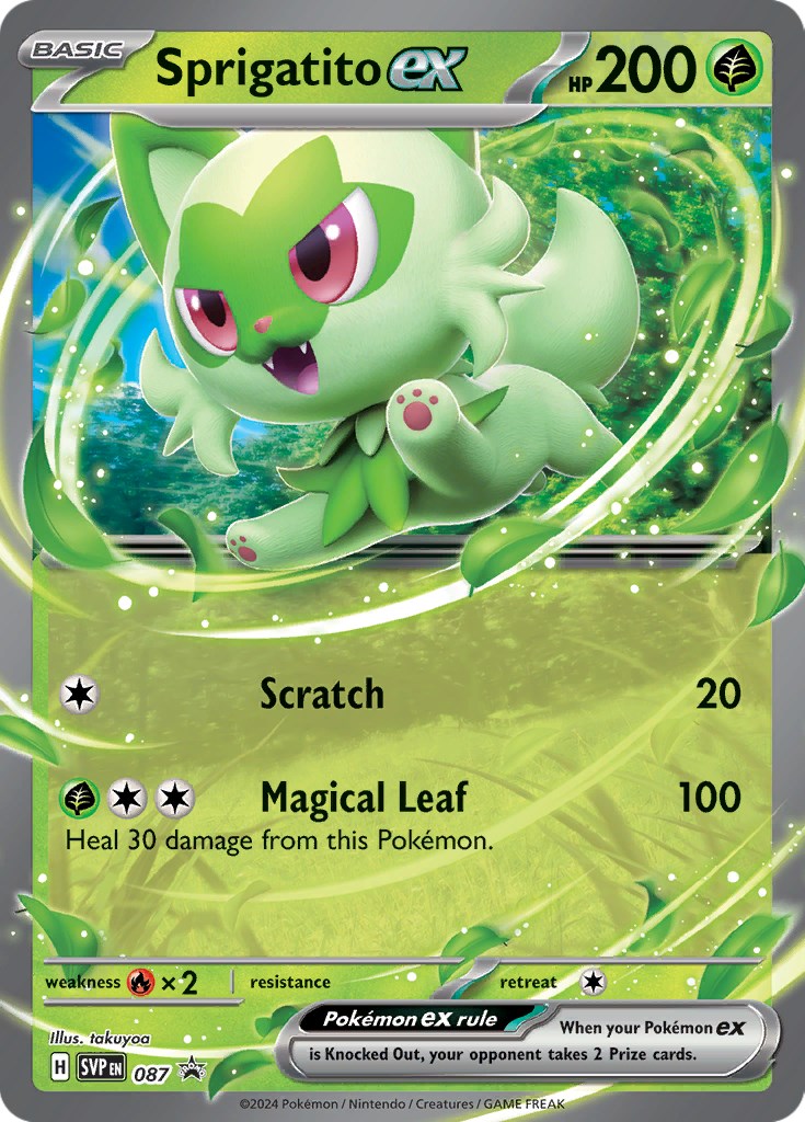 Sprigatito ex (087) [Scarlet & Violet: Black Star Promos] | Gam3 Escape