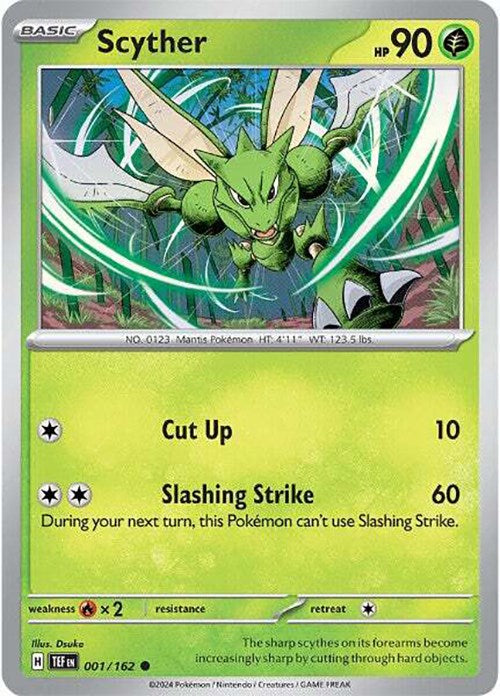 Scyther (001/162) [Scarlet & Violet: Temporal Forces] | Gam3 Escape
