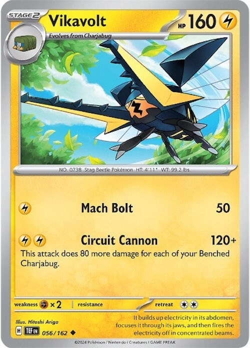 Vikavolt (056/162) [Scarlet & Violet: Temporal Forces] | Gam3 Escape